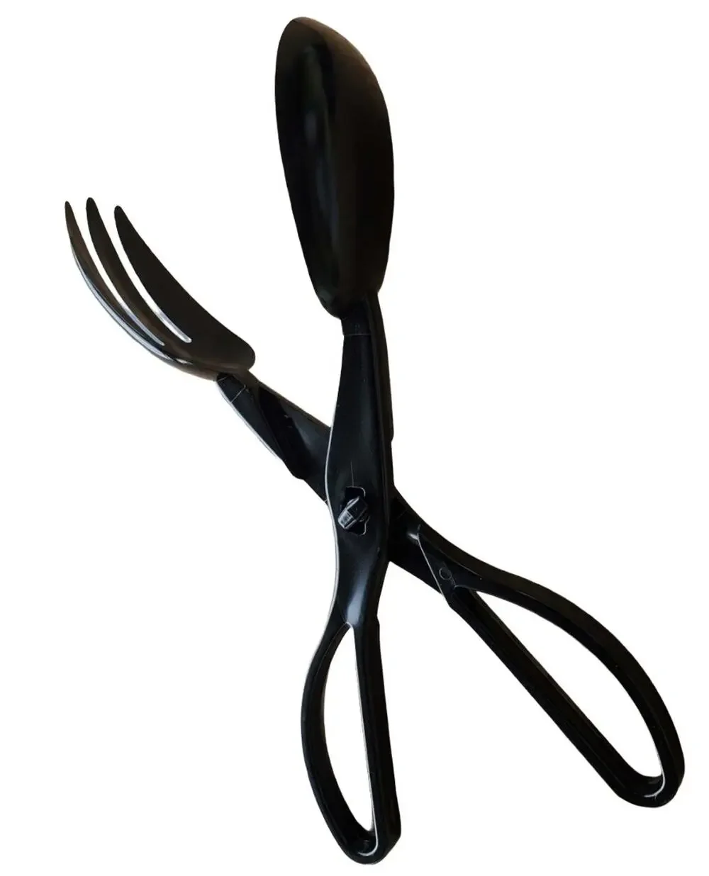 Black 11-1/2 in. Salad Scissor Tongs, CT3304 Partipak- Free Shipping